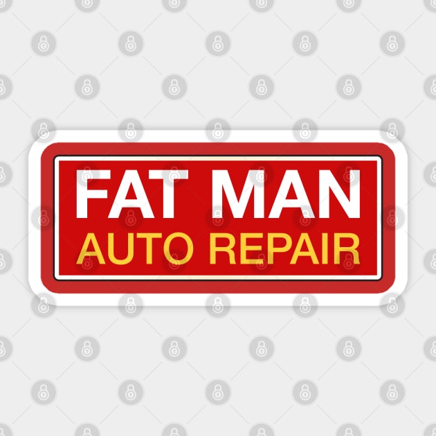 Fatman Repair Sticker by triggerleo